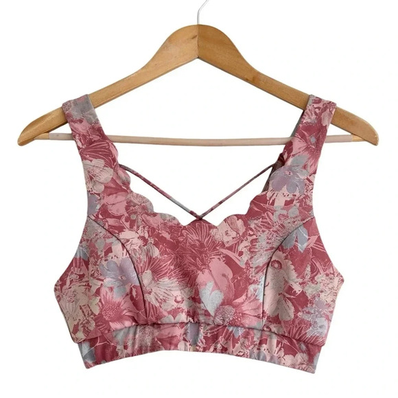 Anthropologie Other - Anthropologie Daily Practice Medium Allie Sports Bra Floral Romantic Feminine